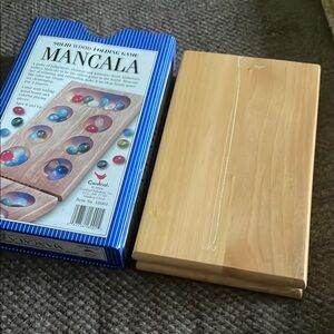 Solid Wood Folding Mancala Game